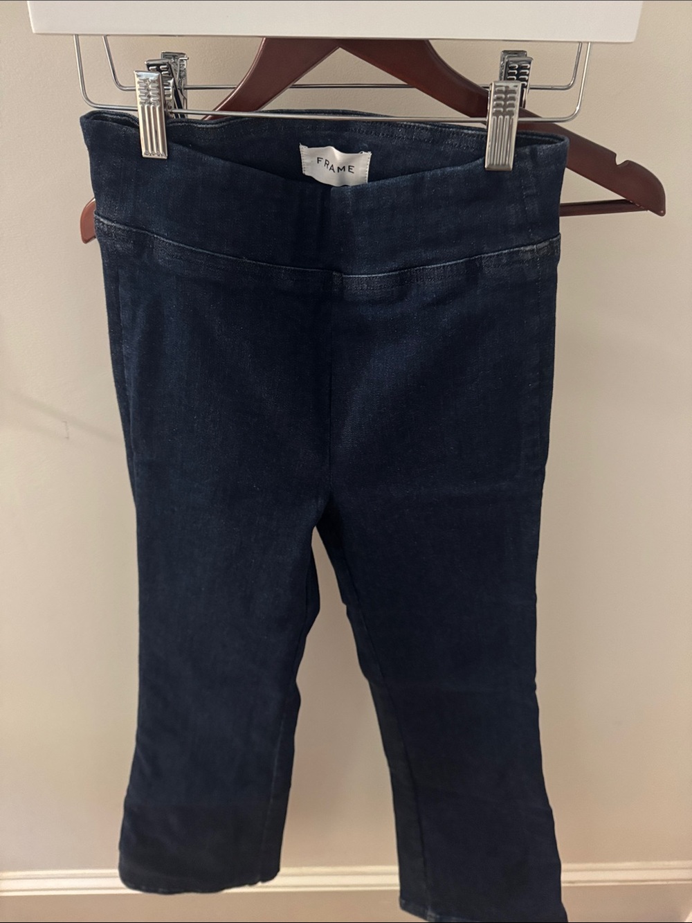Frame Denim Navy Stretch Jeggings